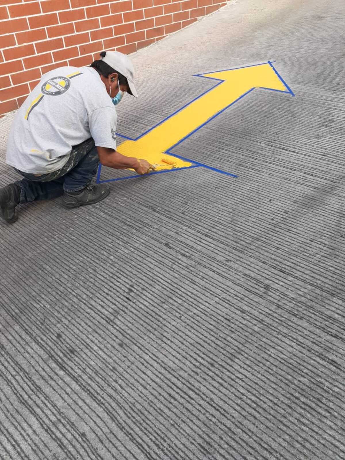 Pintura Trafico Base Solvente Amarillo
