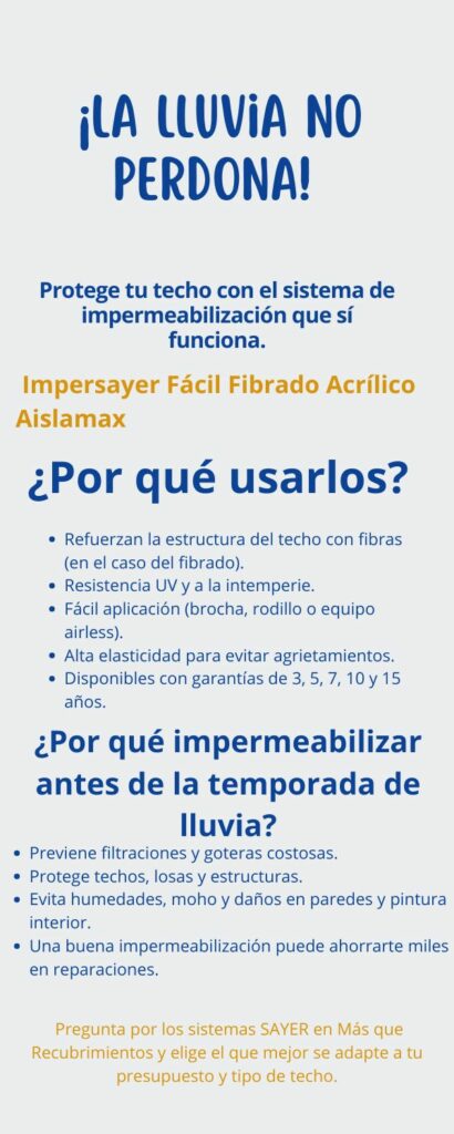 Promoción de Impermeabilizante