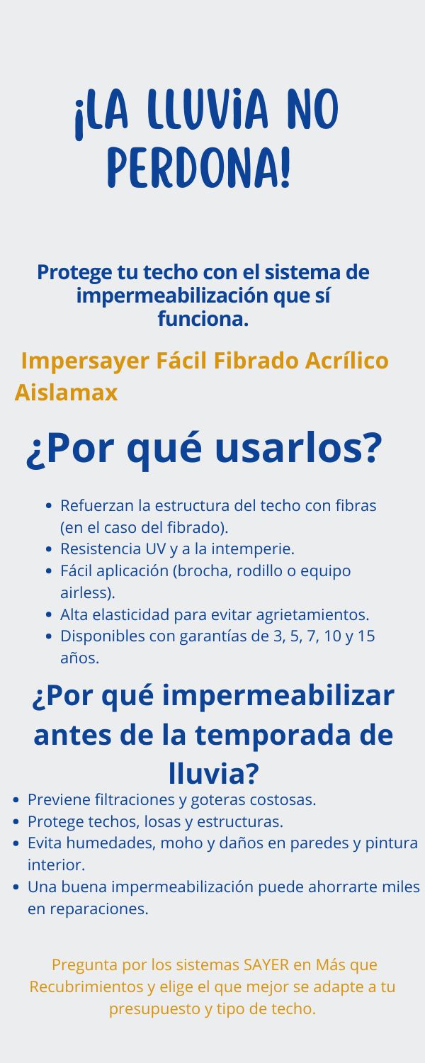Promoción de Impermeabilizante
