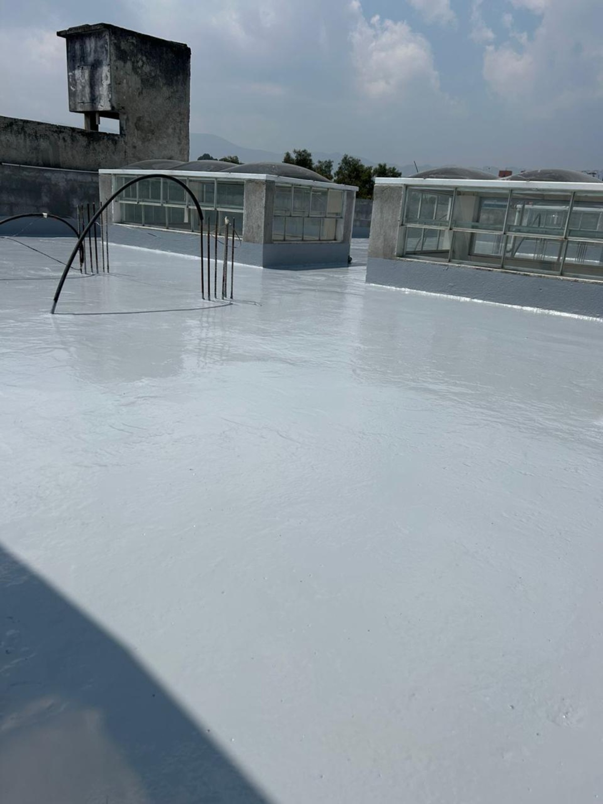 Obra - Impermeabilizante de poliuretano gris